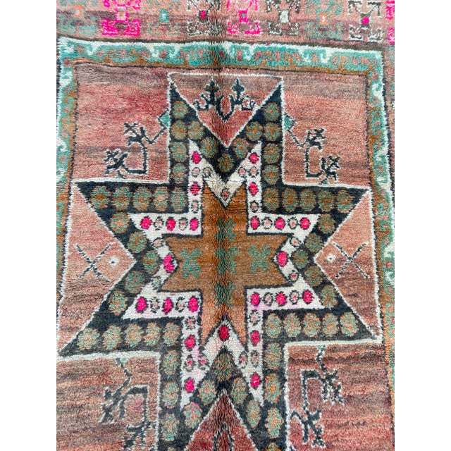 Moroccan Handknotted Rug - 6'3" X 10'11" Ft For Sale - Image 4 of 9