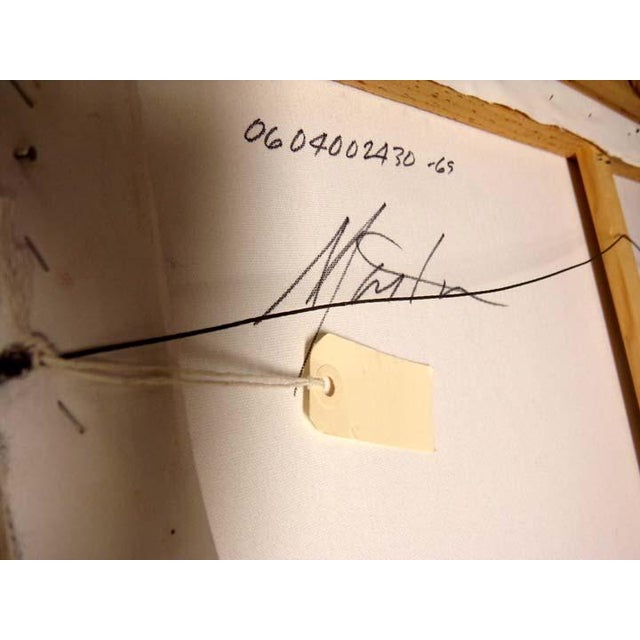 "Untitled" by William Martin Hand Signed by the Artist Original Oil Painting on Canvas Framed Size: 32" x 38" Image Size:...