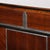 Art Deco Machine Age High Chest in Bookmatched Walnut, Black Lacquer & Chrome For Sale - Image 4 of 18