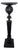 Pedestal Stand in Black Wood For Sale