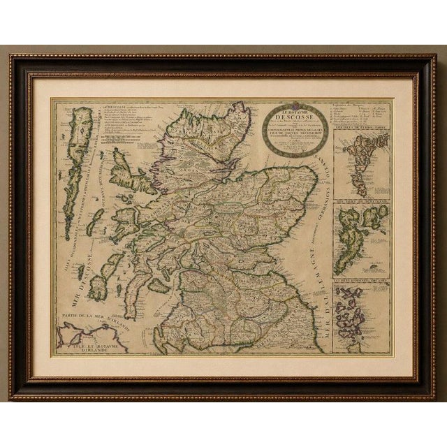 Title: antique map of scotland by nolin and coronelli with island insets, 1689 description: original antique copper-...