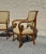 Vintage French Louis Philippe Mahogany Scroll Form Fauteuil Armchairs - Set of 2 For Sale - Image 4 of 11