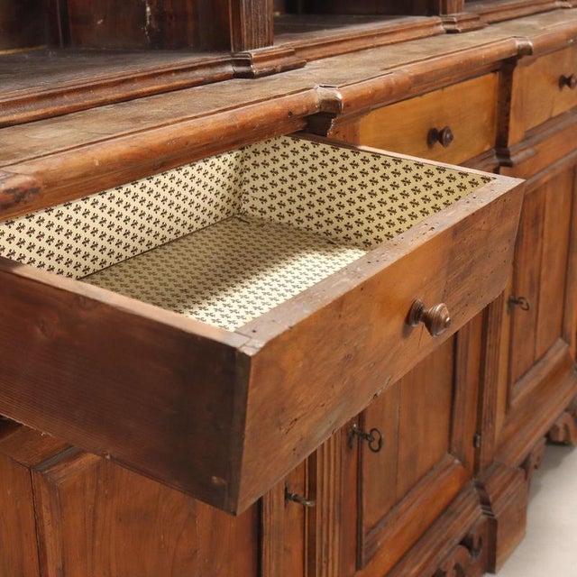 Antique Walnut Display Bookcase, Late 19th Century For Sale - Image 5 of 10