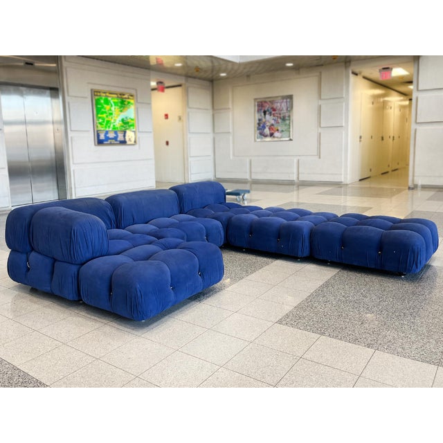 Made in the 1970s, this iconic sectional sofa was designed by Mario Bellini for B&B Italia. The sofa consists of 6 modular...