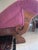 Pink Vintage Pink Velvet Chaise Lounge / Fainting Couch For Sale - Image 8 of 10