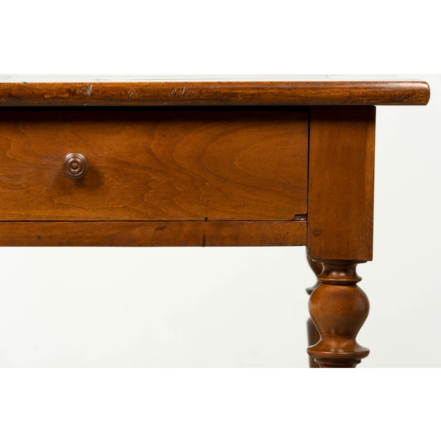 Mid-19th Century French Louis Philippe Walnut Writing Table For Sale In New York - Image 6 of 18