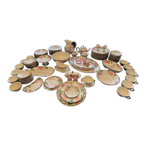 Vintage Franciscan Ware Desert Rose China 108 Pieces