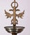 Flemish Six-Arm Chandelier in Brass For Sale - Image 3 of 5