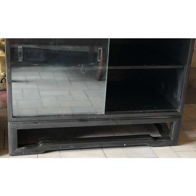 Mid Century Glass Front Display Cabinets - A Pair For Sale - Image 12 of 18
