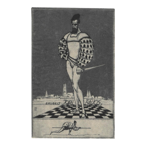 1923 Walter Helfenbein Harlequin Etching