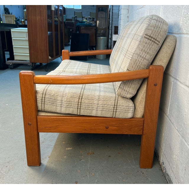 Mid 20th Century Mid 20th Century Danish Teak Mid-Century Modern Sofa For Sale - Image 5 of 18