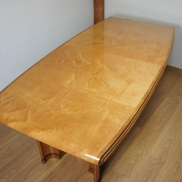 Art Deco Eight Seater Dining Suite from Hille of London, 1930s, Set of 9 For Sale - Image 12 of 16