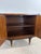 Mid Century Modern Pair of Nightstands With Cane Front and Brass Hardware For Sale - Image 10 of 12