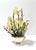 Traditional Vintage Shell Sculpture Flower Arrangement in Conch Shell Vase – Mid-Century Coastal Seashell Sculpture For Sale - Image 3 of 11