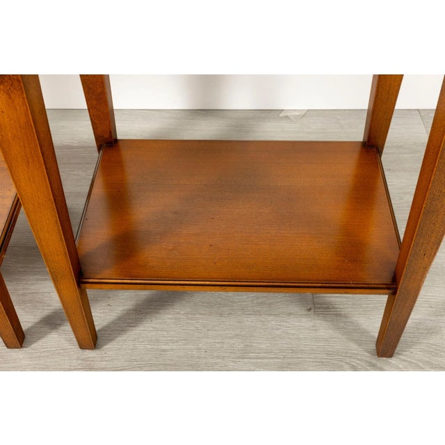 20th C French Directoire Style Cherry Side Tables Selva’s Villa Borghese Collection - a Pair For Sale In Raleigh - Image 6 of 10