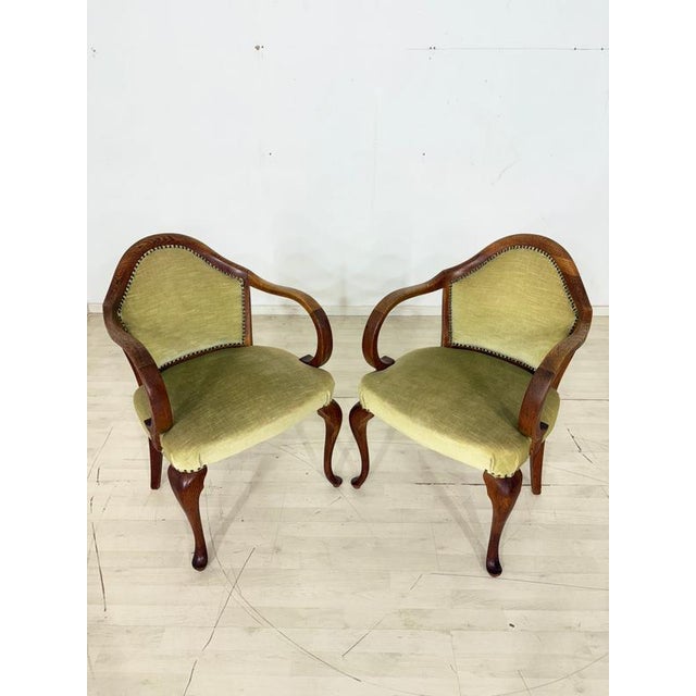 Wood Vintage Chippendale Armchairs, Set of 4 For Sale - Image 7 of 12