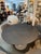 1950s Knoll Eero Saarinen Round Pedestal Dining Table With Dark Top and White Tulip Base and 4 Chairs For Sale - Image 5 of 6