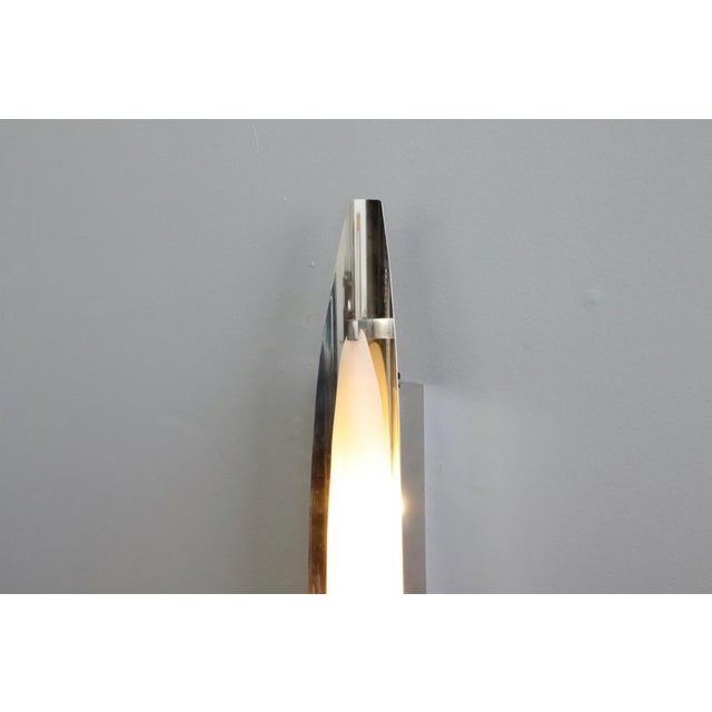 Model 2254 Wall Lights in Crystal and Nickel-Plated Brass by Max Ingrand for Fontana Arte, 1960, Set of 2 For Sale - Image 9 of 15