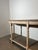 Vintage Half Moon Console Table For Sale - Image 3 of 6