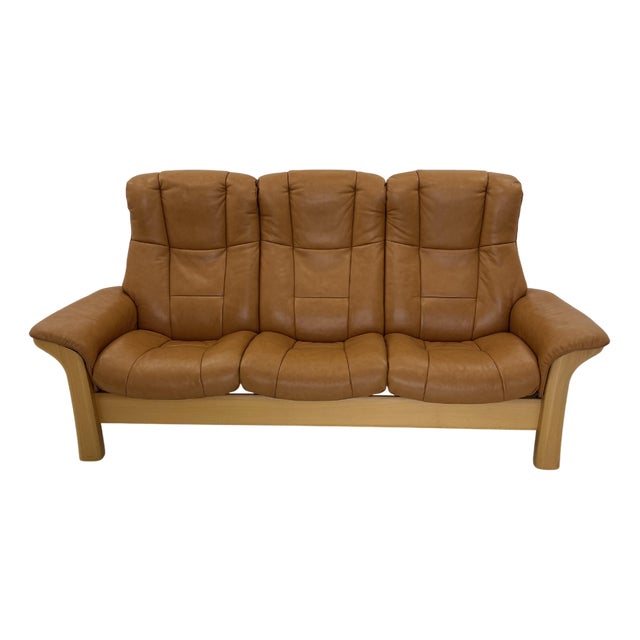 Stressless 3-Seater Sofa from Ekornes, Norway, 1980s For Sale