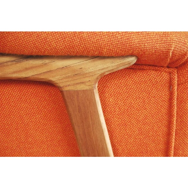 1960s Mid-Century Elm Wing Master Chair by Thorbjörn Afdal for Bruksbo, 1960s For Sale - Image 5 of 18