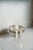 Rl 04 centerpiece & cake stand in silver plated brushed brass by caspal dimensions: ø 20 x h 13 cm. Materials: silver...