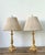 Metal Vintage Empire Gilt Candlestick Lamps - A Pair For Sale - Image 7 of 12