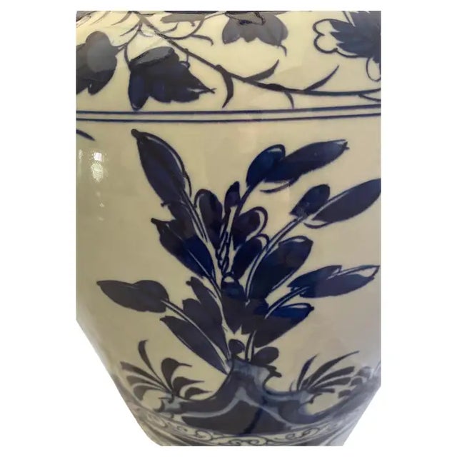 Chinese Porcelain Blue and White Ginger Jar Table Lamp For Sale - Image 10 of 13