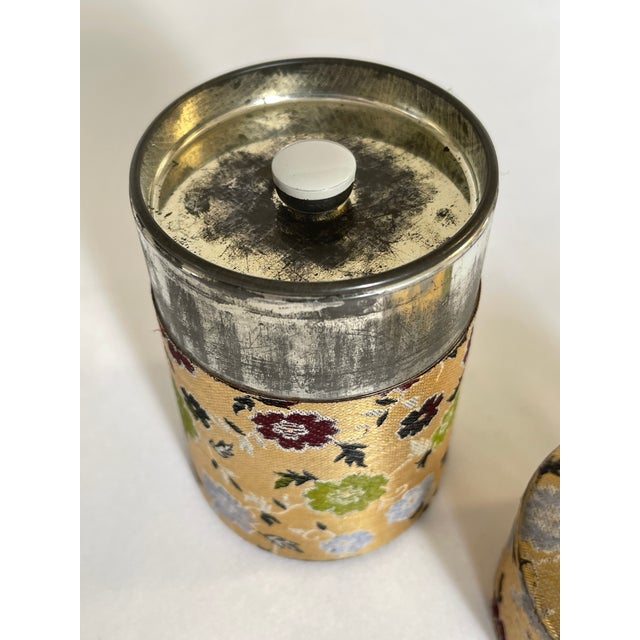 Japanese 1960's Japanese Tea Caddy Tin Canister For Sale - Image 3 of 8