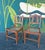 African South African Dutch Cape Riempie Chair Pair For Sale - Image 3 of 14
