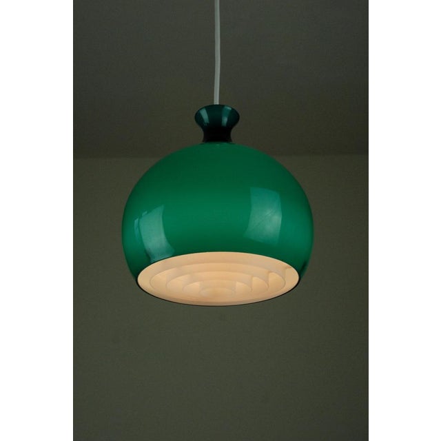 1960s Glass Onion Pendant Lamp by Helge Zimdal for Falkenbergs Lighting, 1960s For Sale - Image 5 of 14