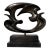 Abstract Bronze Sculpture, Biomorphic Modern Style Bird Form on Marble, 12” H For Sale