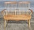 American Late 20th Century Windsor Bench Solid Cherry Bench Bench Made by w.a. Mitchell Temple, Maine For Sale - Image 3 of 7