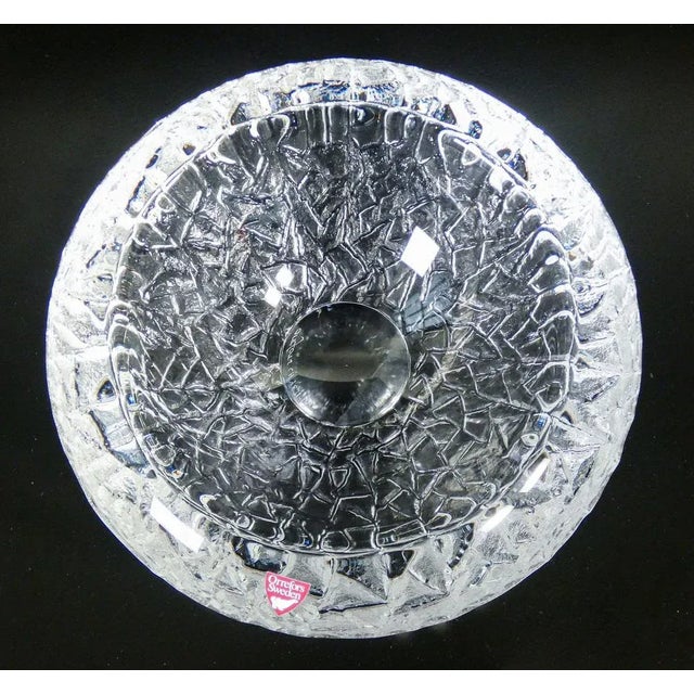 Crystal Vase from Orrefors, Sweden For Sale - Image 3 of 9