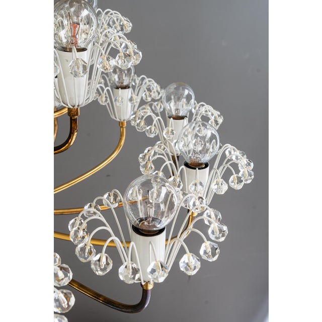 Metal Chandelier by Emil Stejnar, 1950s For Sale - Image 7 of 18