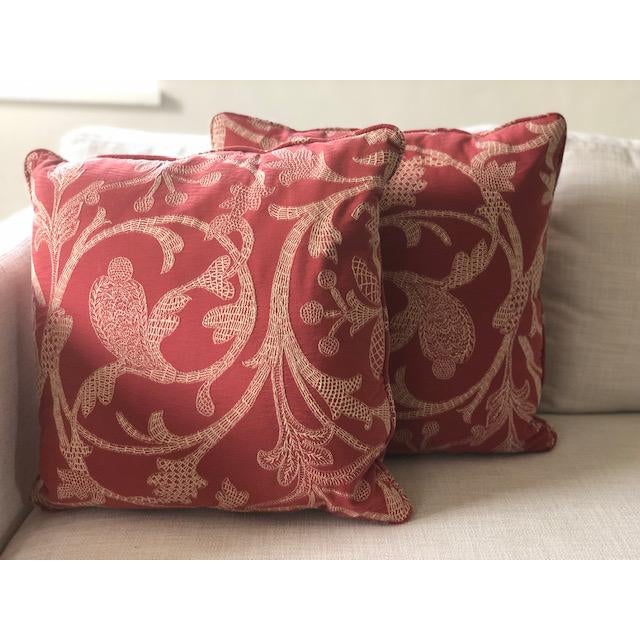 Custom Made Throw Pillows A Pair Chairish