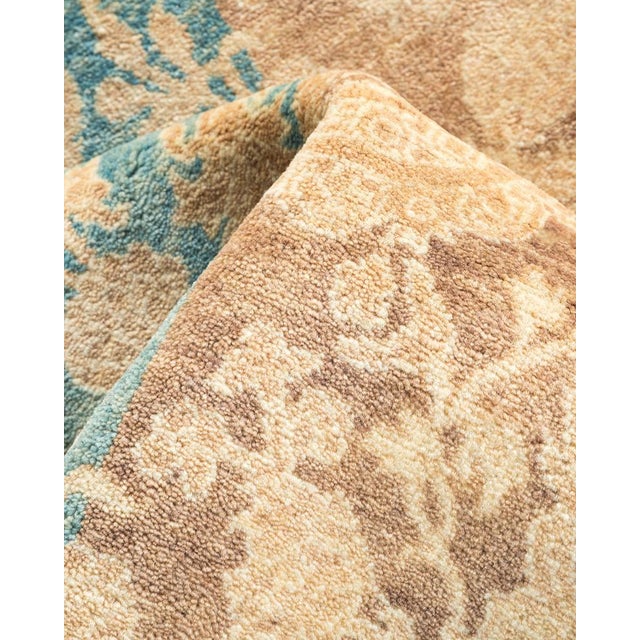 Textile Mogul Collection Hand-Knotted Area Rug - Brown 4' 1" x 5' 10" For Sale - Image 7 of 9