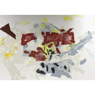 1960s Riopelle Original Lithograph DM07171d Derriere Le Miroir For Sale