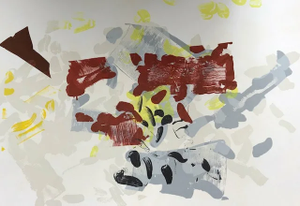 1960s Riopelle Original Lithograph DM07171d Derriere Le Miroir