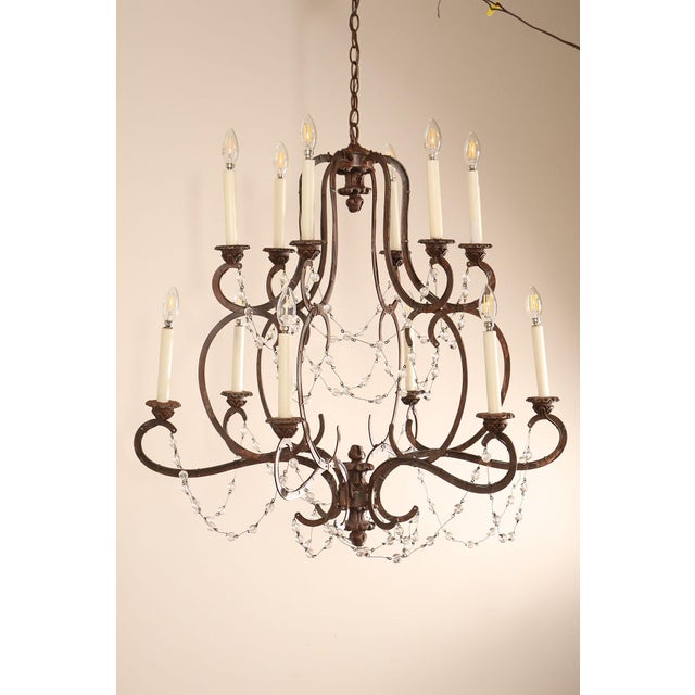 Niermann Weeks Avignon Iron Chandelier For Sale - Image 16 of 18