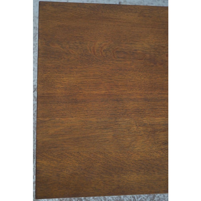 Stickley Mission Oak Coffee Table Arts & Crafts For Sale - Image 10 of 13