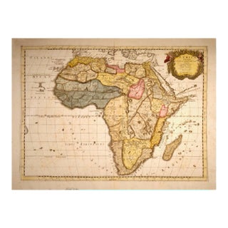"Africa Vetus": a 17th Century Hand-Colored Map by Sanson For Sale