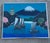 Mid 20th Century Vintage Mid-Century Japanese Scenic Silk Paintings in Steel Frames, Pair For Sale - Image 5 of 12