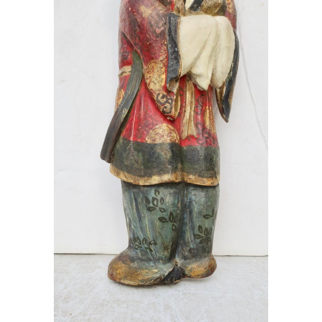 Japanese carved wooden panel of a Mother and Child, a Japanese cult sign of Catholicism and secrets. Understood as a...