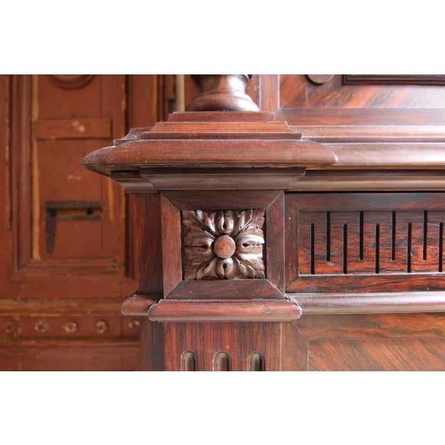 Classicist Top Cabinet in Rosewood, 19th Century For Sale - Image 14 of 18