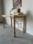 Metal Vintage Organic Modern Fuax- Coral Stone and Metal Base Desk/ Sold For Sale - Image 7 of 12