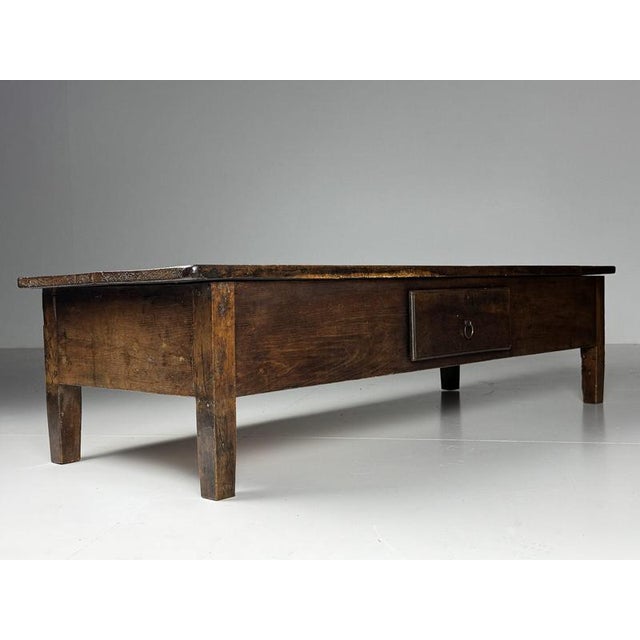 Wood Antique Spanish Coffee Table, 1700s For Sale - Image 7 of 18
