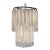 Luxury 9 - Light Tiered Drum Glass Tube Chandelier For Sale