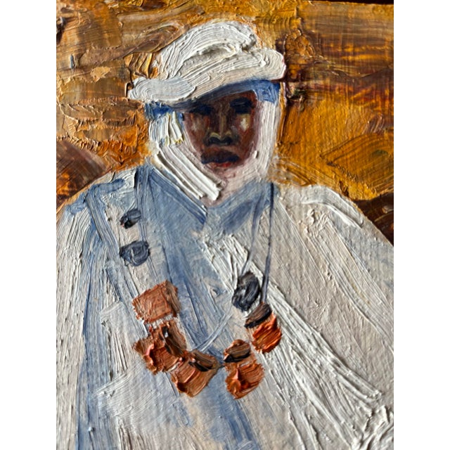 Bob Ragland Signed Oil on Board Portrait From the “Sudan Series,” 2006 For Sale - Image 4 of 5