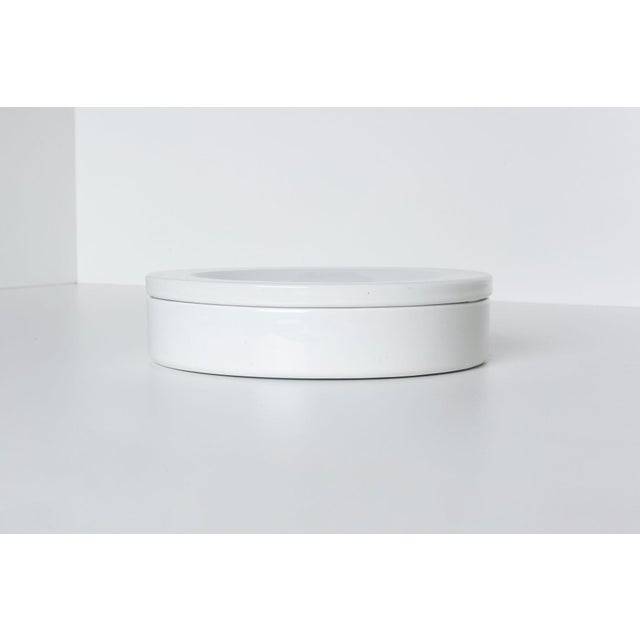Ceramic Angelo Mangiarotti “Barbados” Ashtray in White Ceramic, Italy, 1960s For Sale - Image 7 of 12
